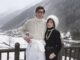 Adam Driver (Maurizio Gucci) and Lady Gaga (Patrizia Reggiani) in HOUSE OF GUCCI. Signore e Signora Gucci. A film about the tumultuous Gucci family fashion dynasty and the murder of founder Guccio Gucci’s grandson Maurizio Gucci. Image courtesy of MGM.